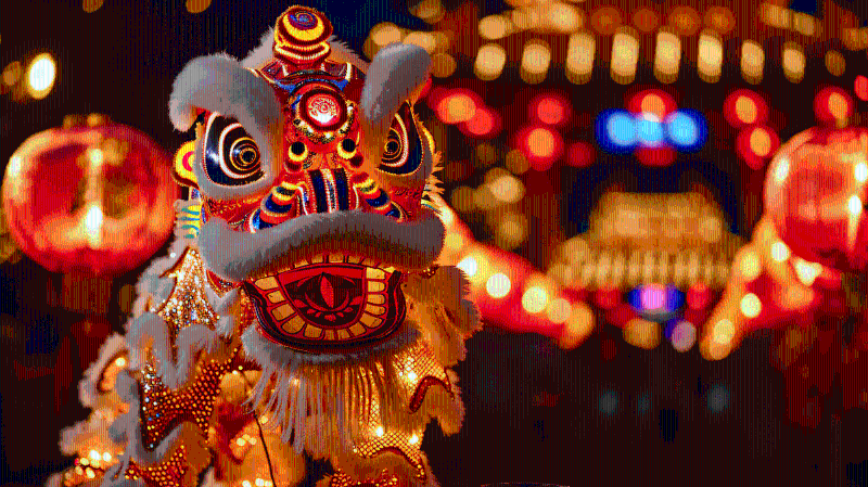千庫(kù)網(wǎng)_元宵節(jié)燈會(huì)花燈舞獅4_攝影圖編號(hào)20498533